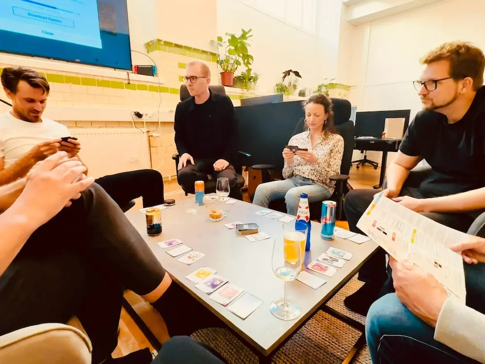 Netler consultants playing board games