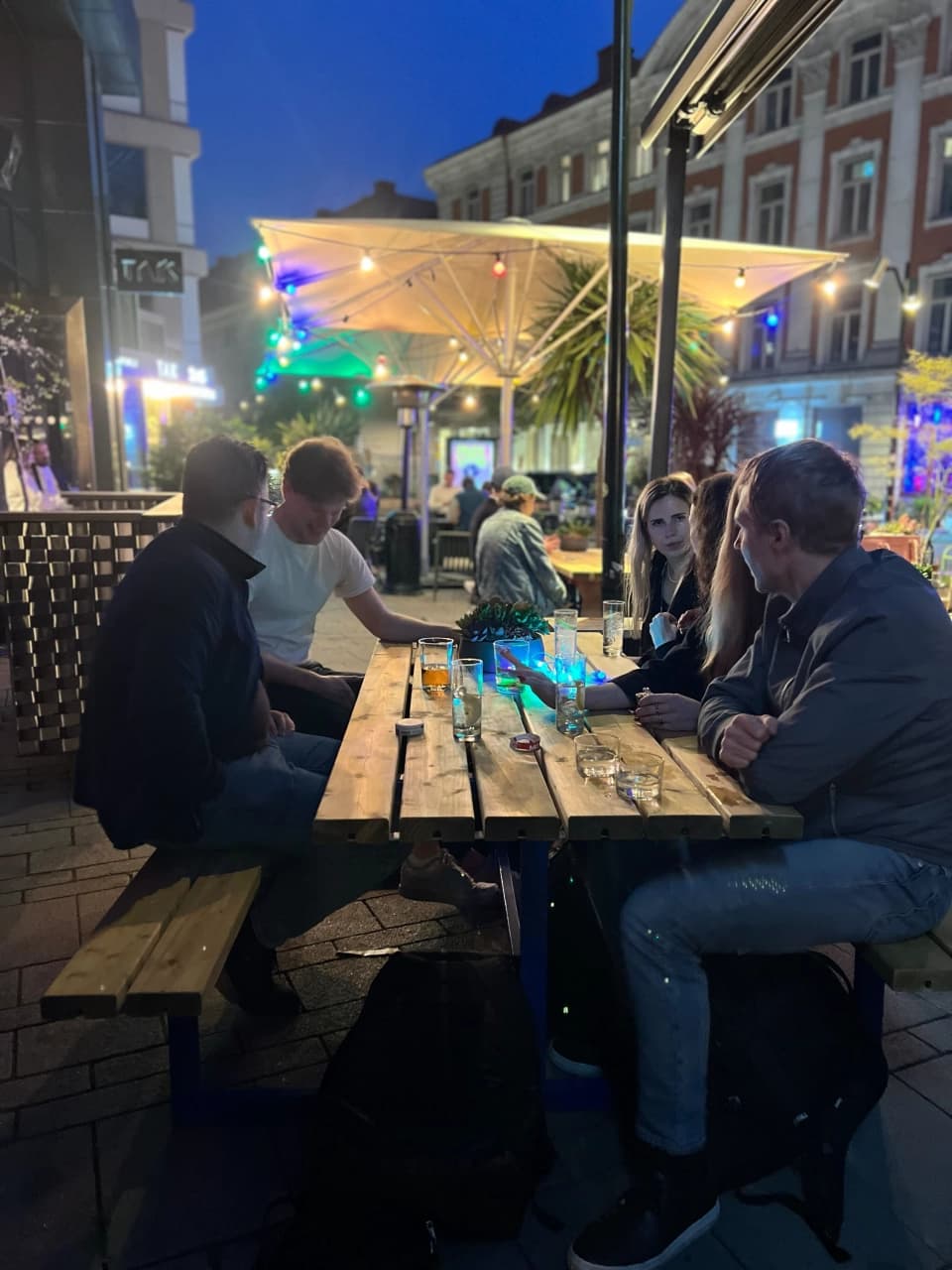 Netler consultants in a speed boating activity